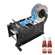 HZPK small Manual Labeling Machine Round Wine  Bottle Adhesive Sticker With Handle Labeling Packing Machine